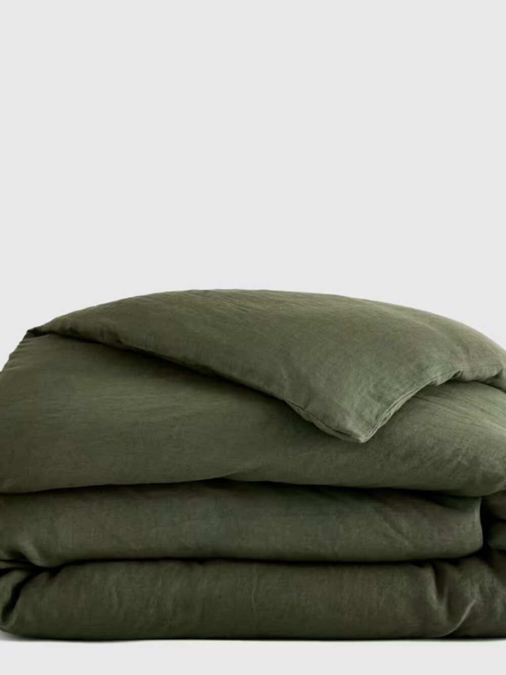 Quince 100% European Linen Duvet Cover TWIN Pine  $134 Like New